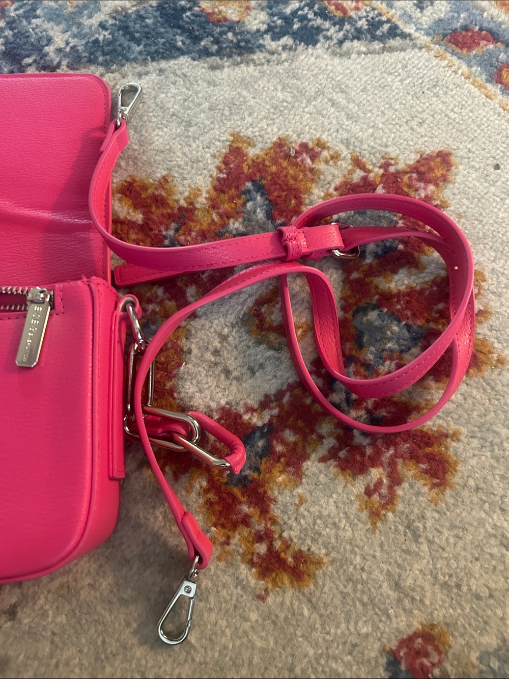 BCBGeneration Pink Leather Shoulder Bag - Picture 8 of 8